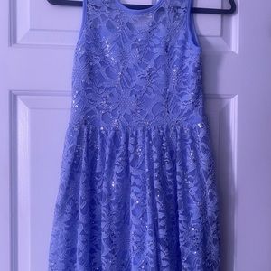 Beautiful light blue with silver